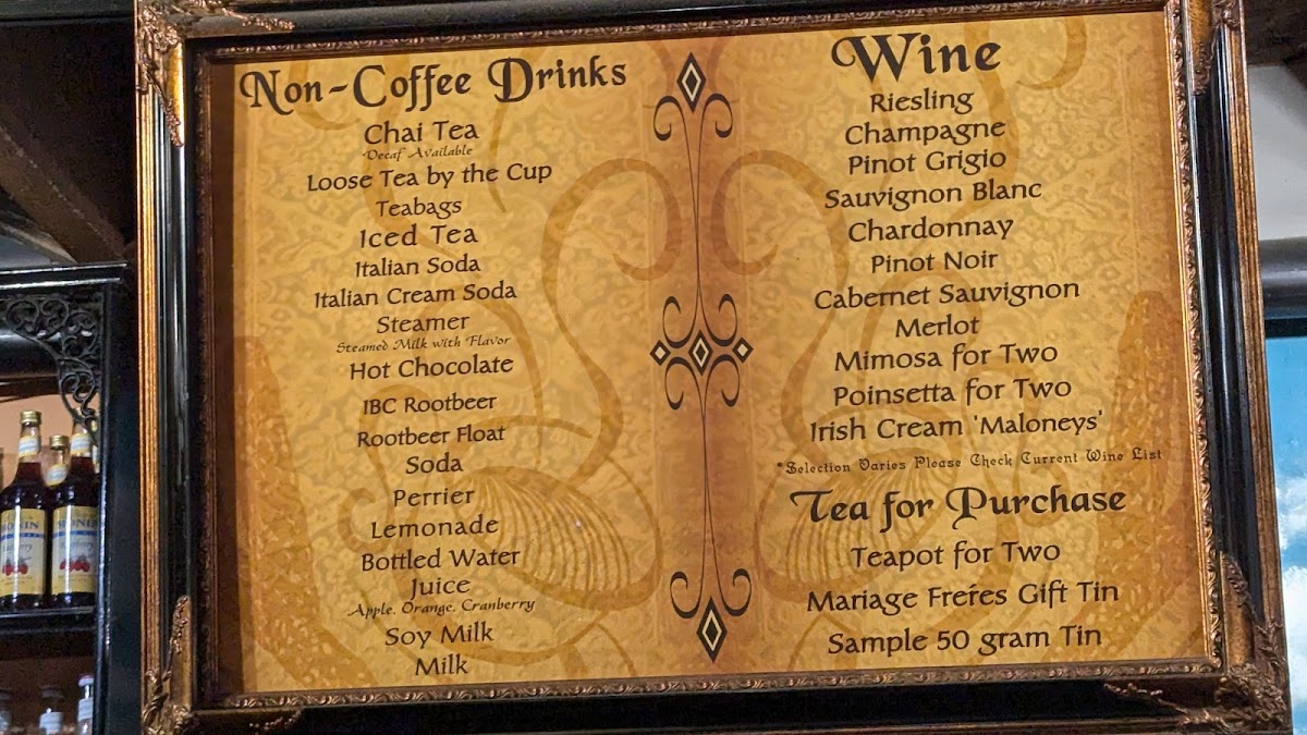 The Gallery Espresso Menu - Image 3